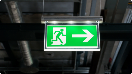 Education: Inspecting emergency lights